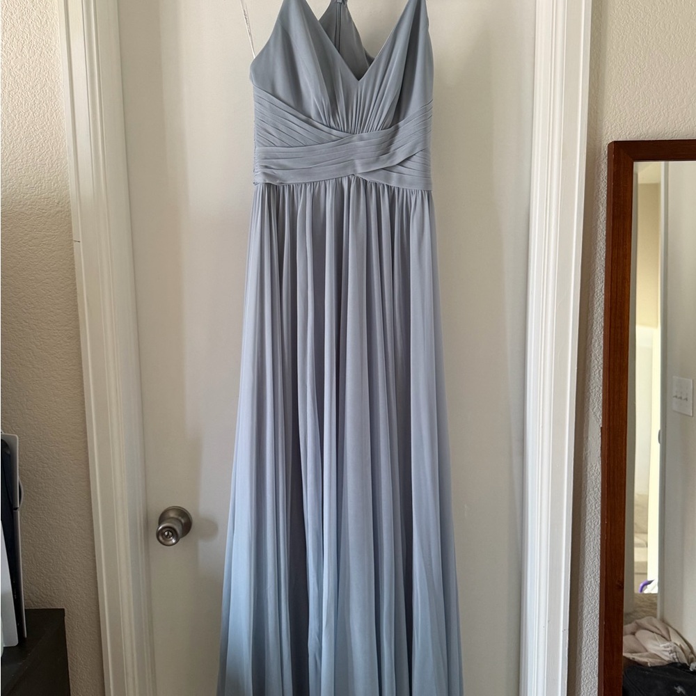 Elegant Light Blue Evening Gown